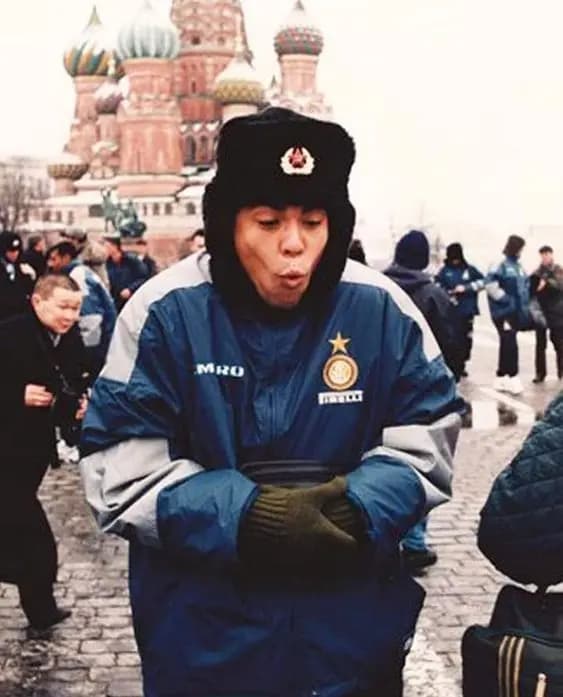 Ronaldo visitando la urss